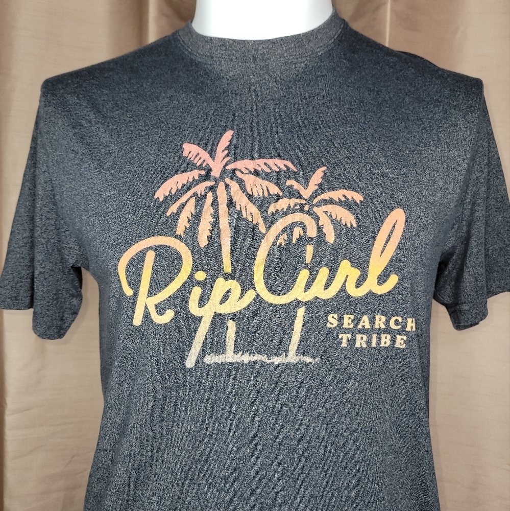 Rip Curl Men's Relaxed Fit Graphic T-Shirt - Size: Medium- Color: Gray